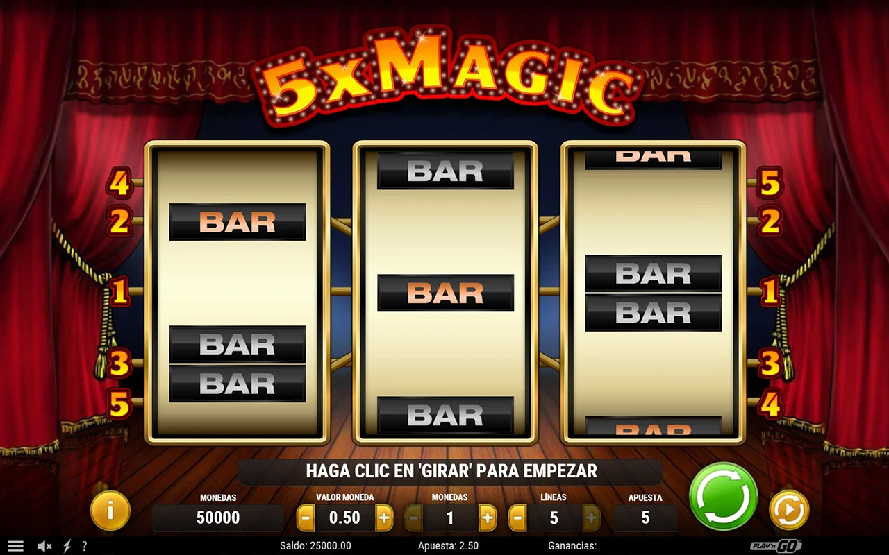 Probar juego 5x Magic 5x Magic