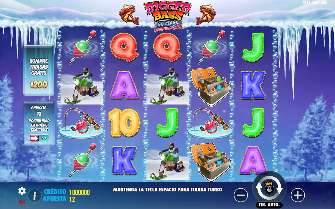 Probar juego Bigger Bass Blizzard Christmas Catch Bigger Bass Blizzard Christmas Catch