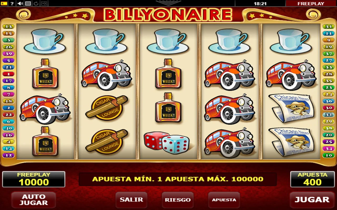 Probar juego Billyonaire Slot Billyonaire Slot