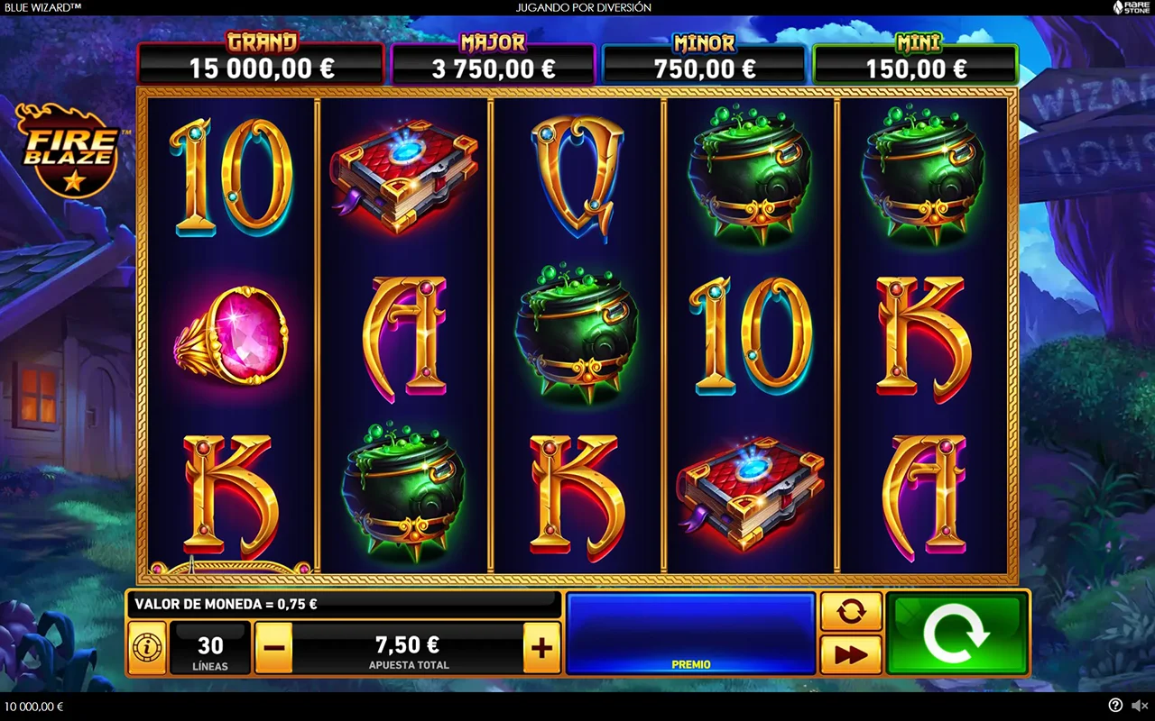 Probar juego Blue Wizard Blue Wizard