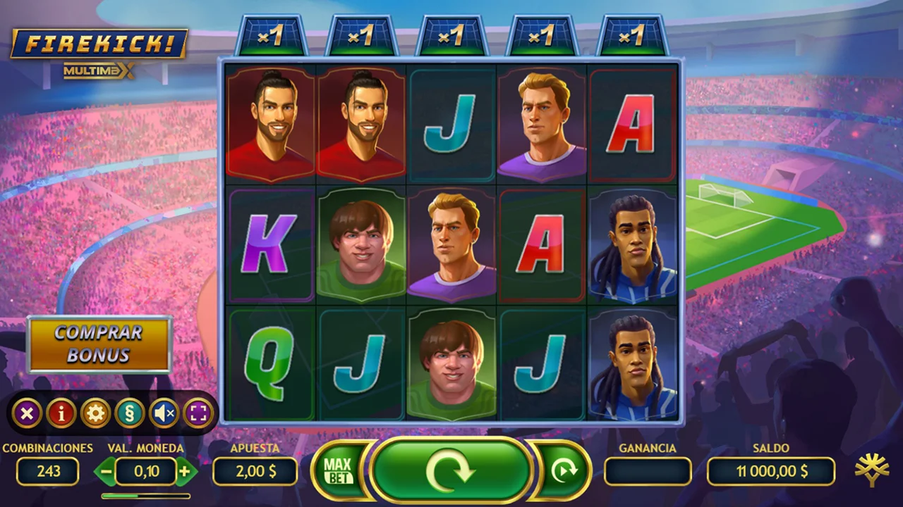 Probar juego Firekick! MultiMax Firekick! MultiMax