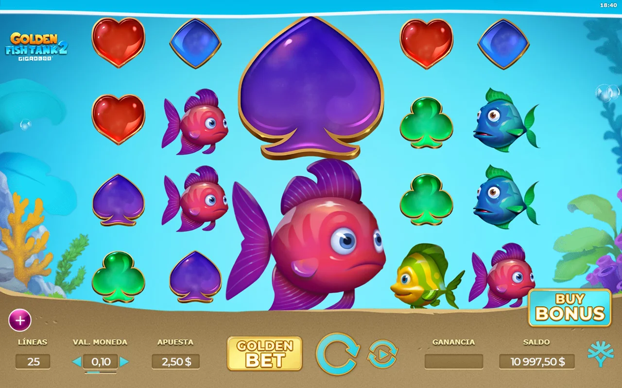 Probar juego Golden Fish Tank 2 Gigablox Golden Fish Tank 2 Gigablox