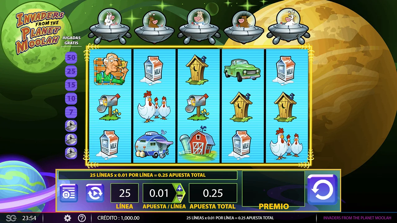 Probar juego Invaders from the Planet Moolah Invaders from the Planet Moolah