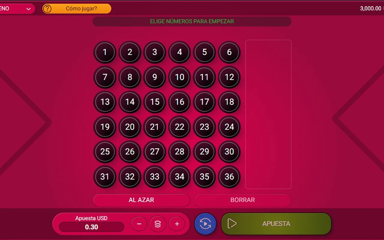 Probar juego Keno (Spribe) Keno (Spribe)