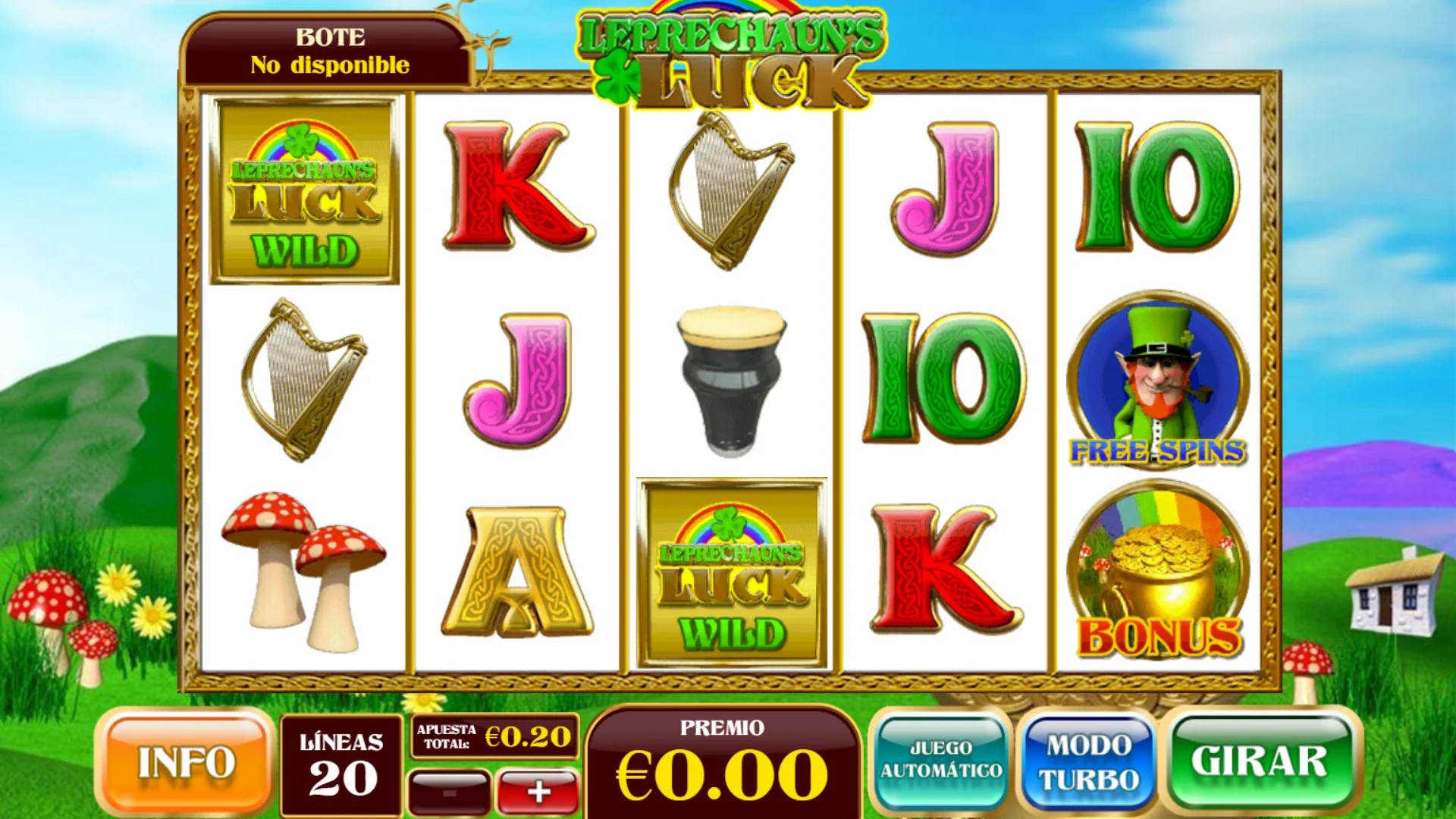 Probar juego Leprechauns Luck Slot Leprechauns Luck Slot