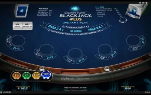 Quantum Blackjack Plus Instant Play demo