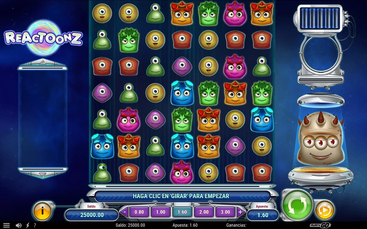 Probar juego Reactoonz Reactoonz