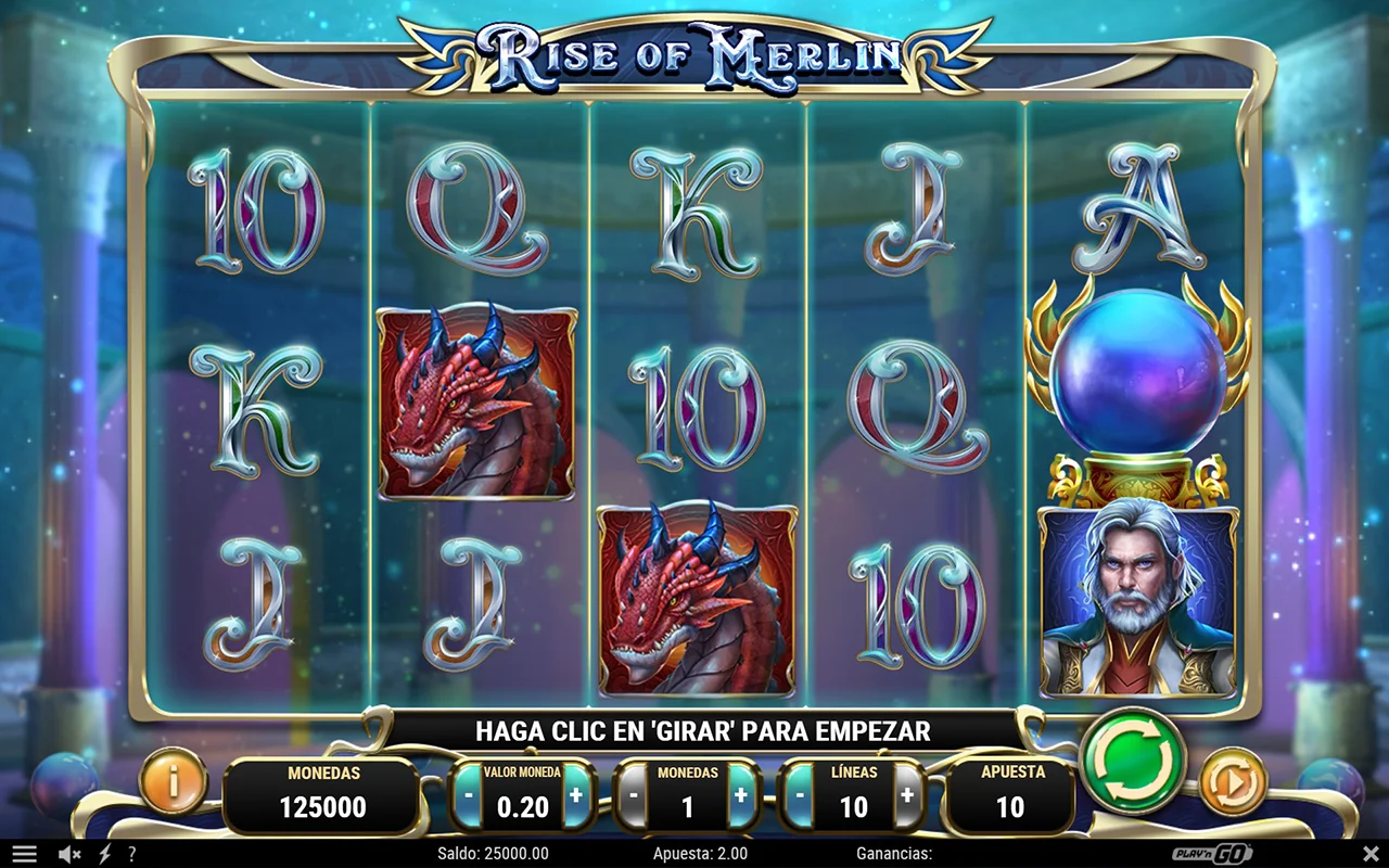 Probar juego Rise of Merlin Slot Rise of Merlin Slot