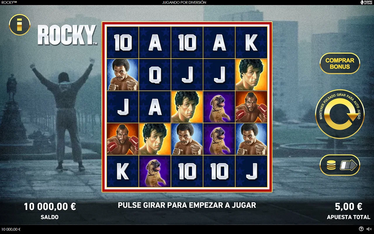 Probar juego Rocky Slot Rocky Slot