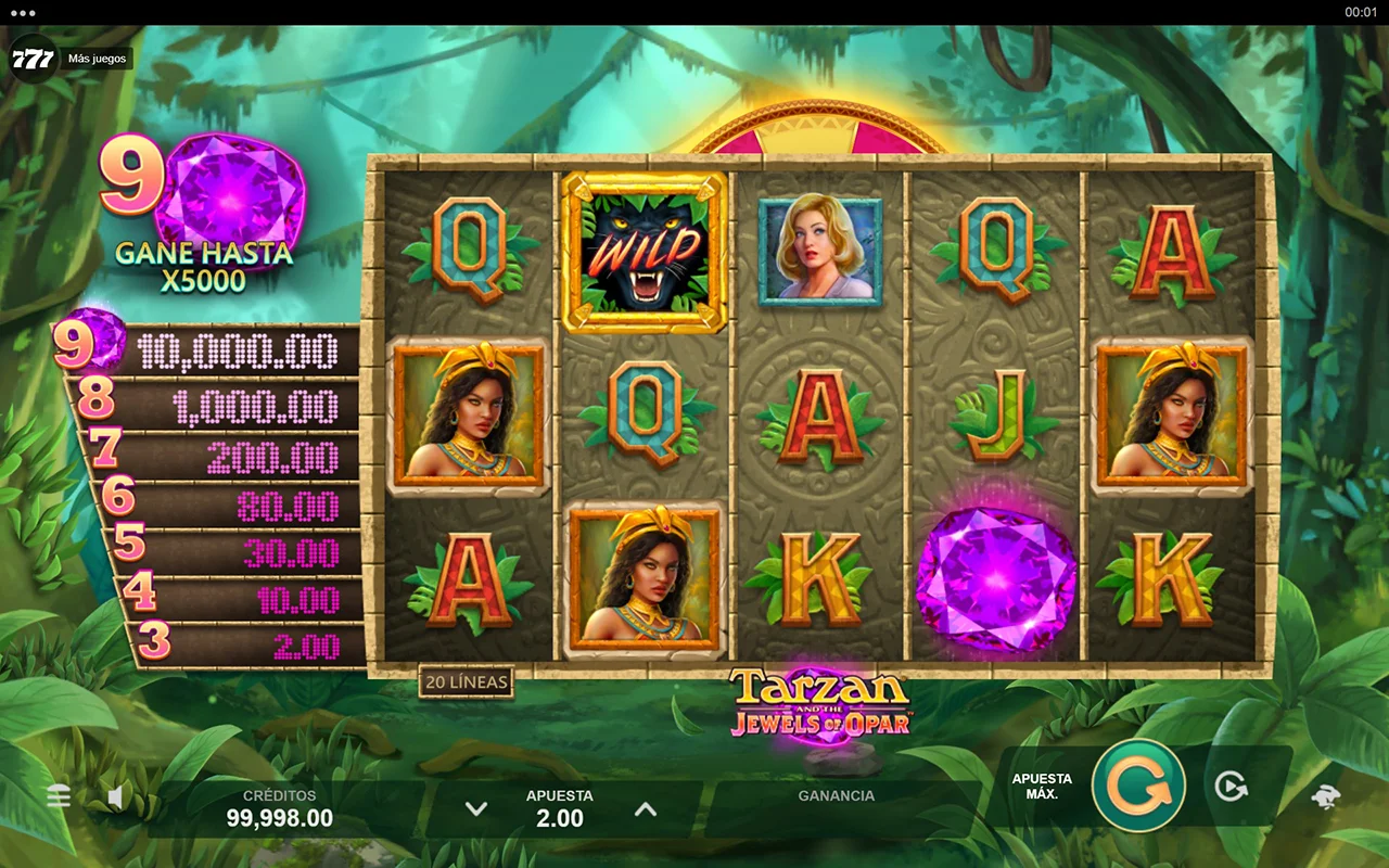 Probar juego Tarzan Slot Tarzan Slot