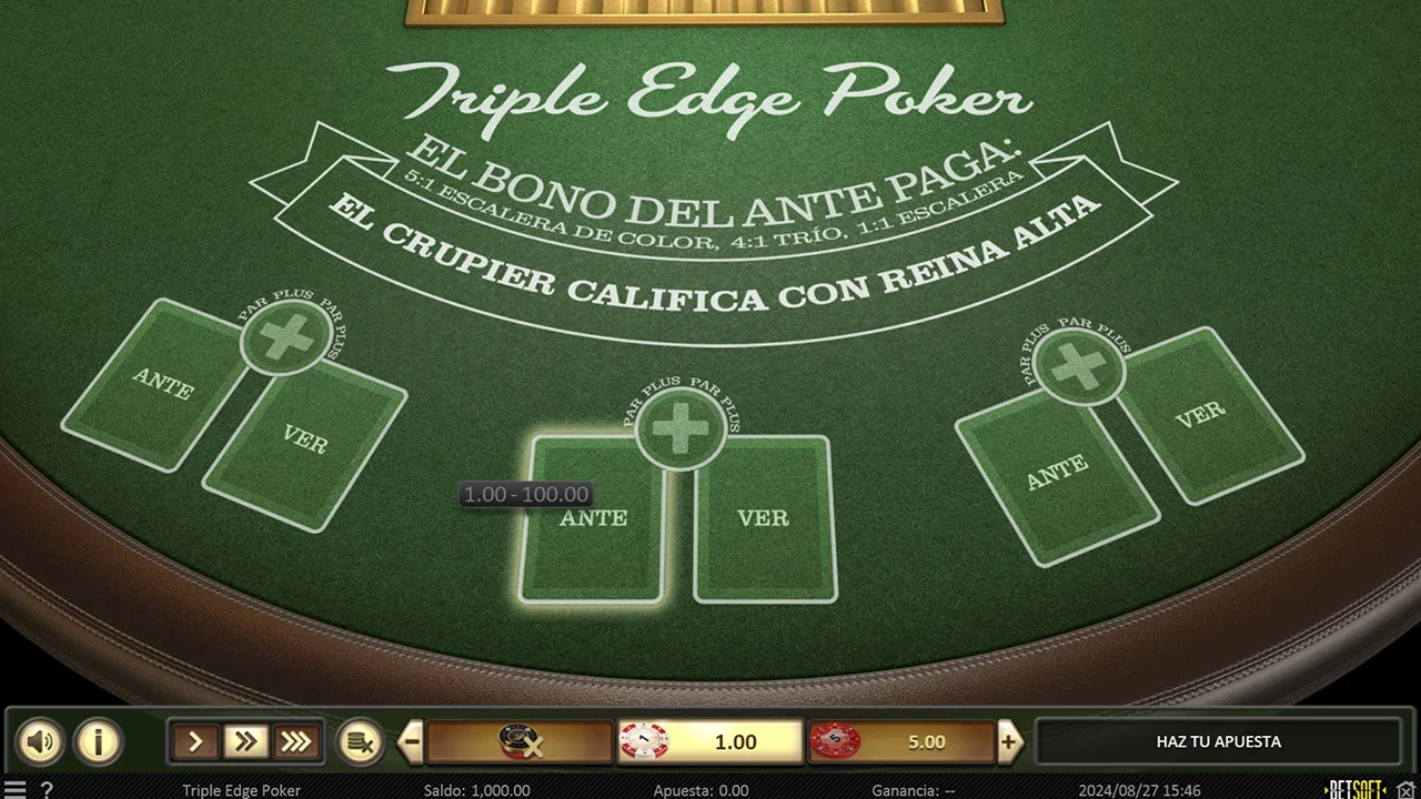 Triple Edge Poker
