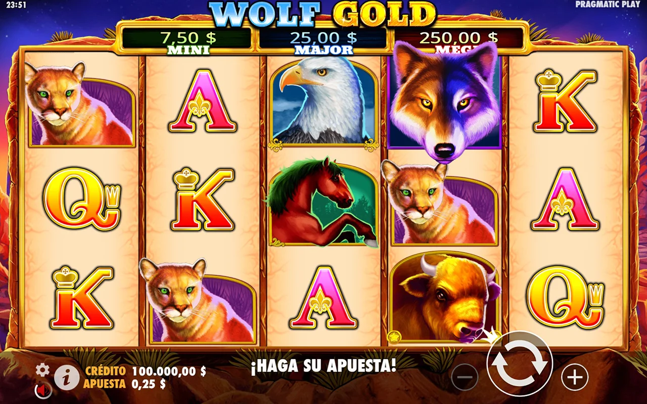 Probar juego Wolf Gold Slot Wolf Gold Slot