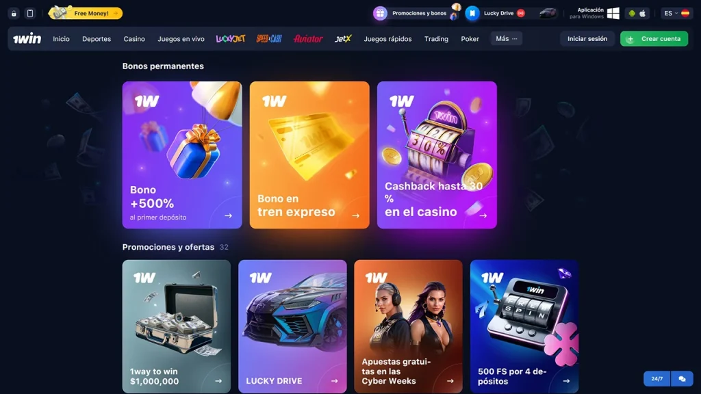1Win Promociones