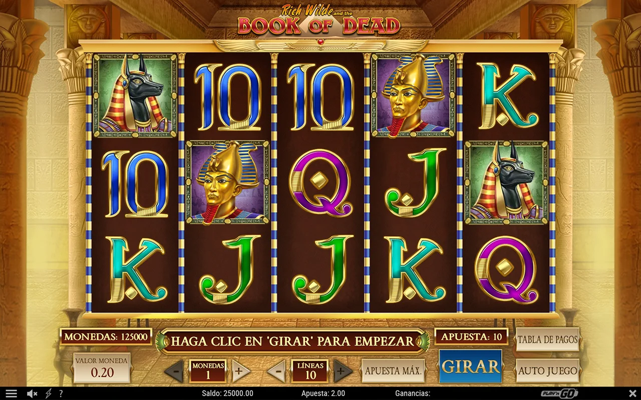Probar juego Book of Dead Slot Book of Dead Slot