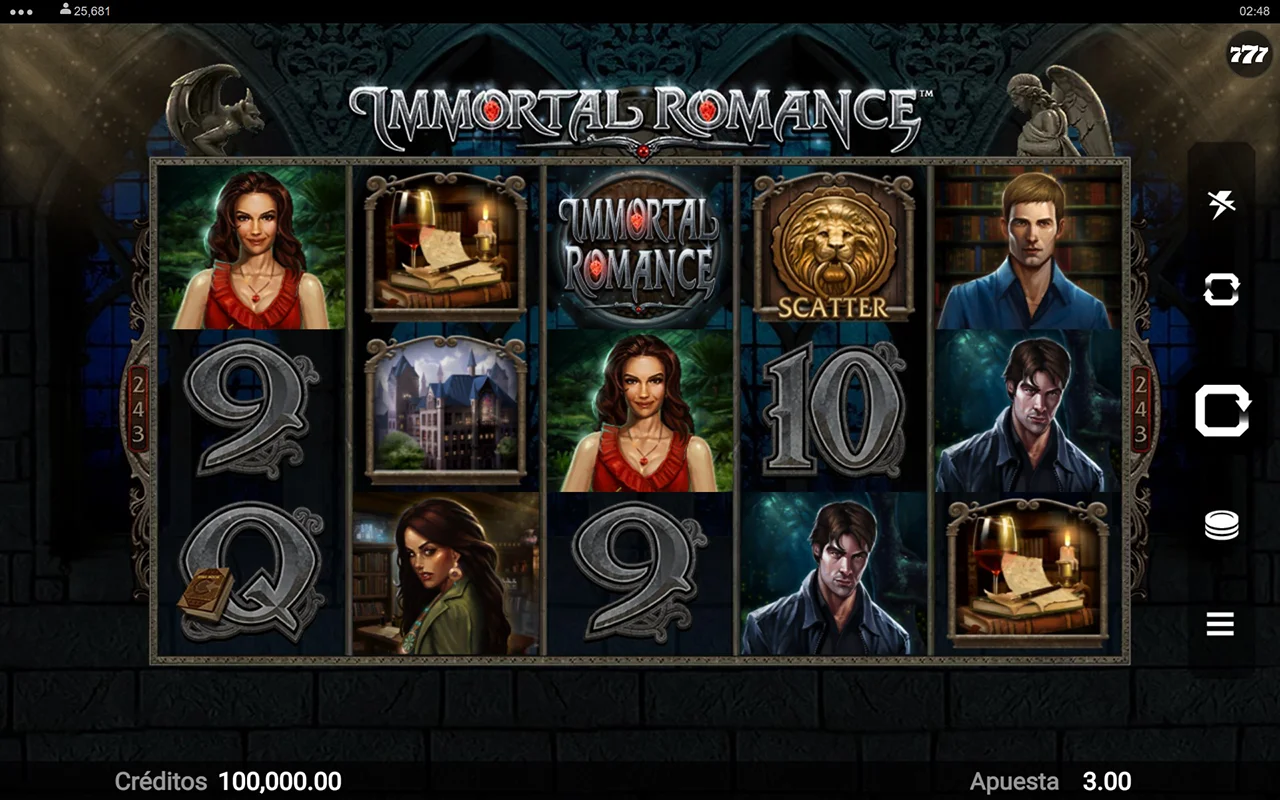 Probar juego Immortal Romance Slot Immortal Romance Slot