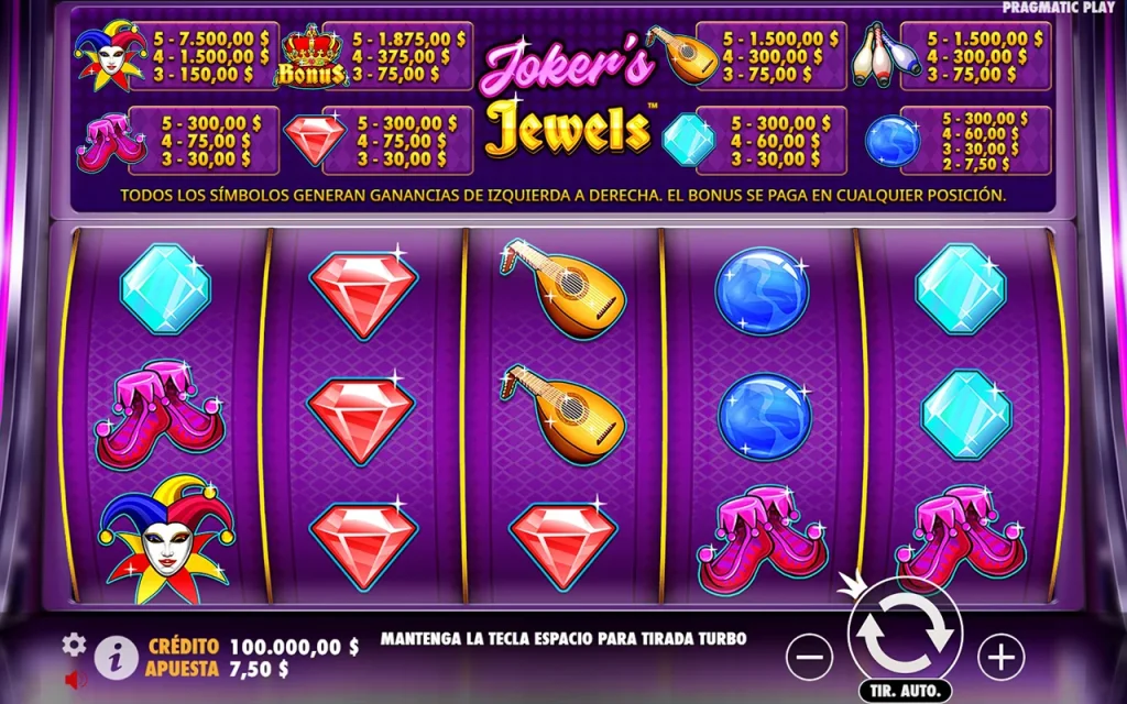 Joker’s Jewels Juego Gratis