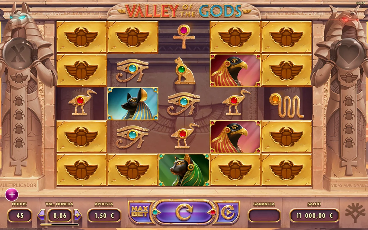 Probar juego Valley of the Gods Slot Valley of the Gods Slot