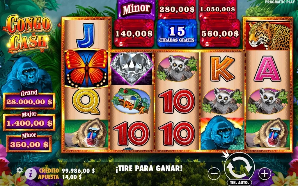 Congo Cash Juego Gratis