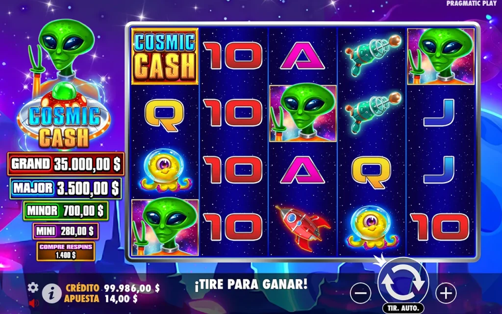 Cosmic Cash Juego Gratis