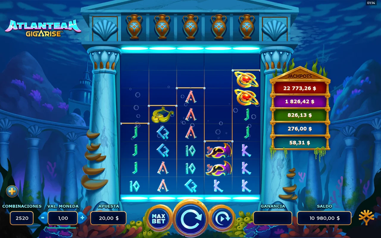 Probar juego Atlantean GigaRise Atlantean GigaRise
