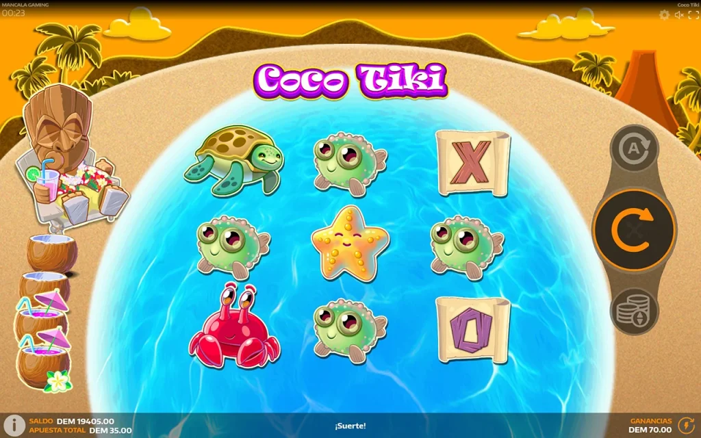 Coco Tiki Símbolos Especiales