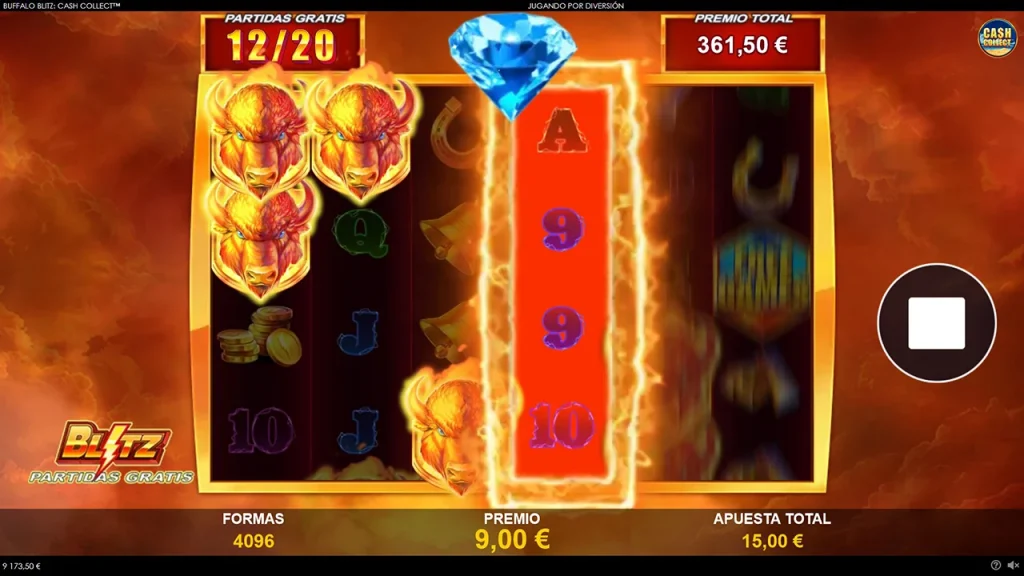 Buffalo Blitz: Cash Collect Giros Gratis