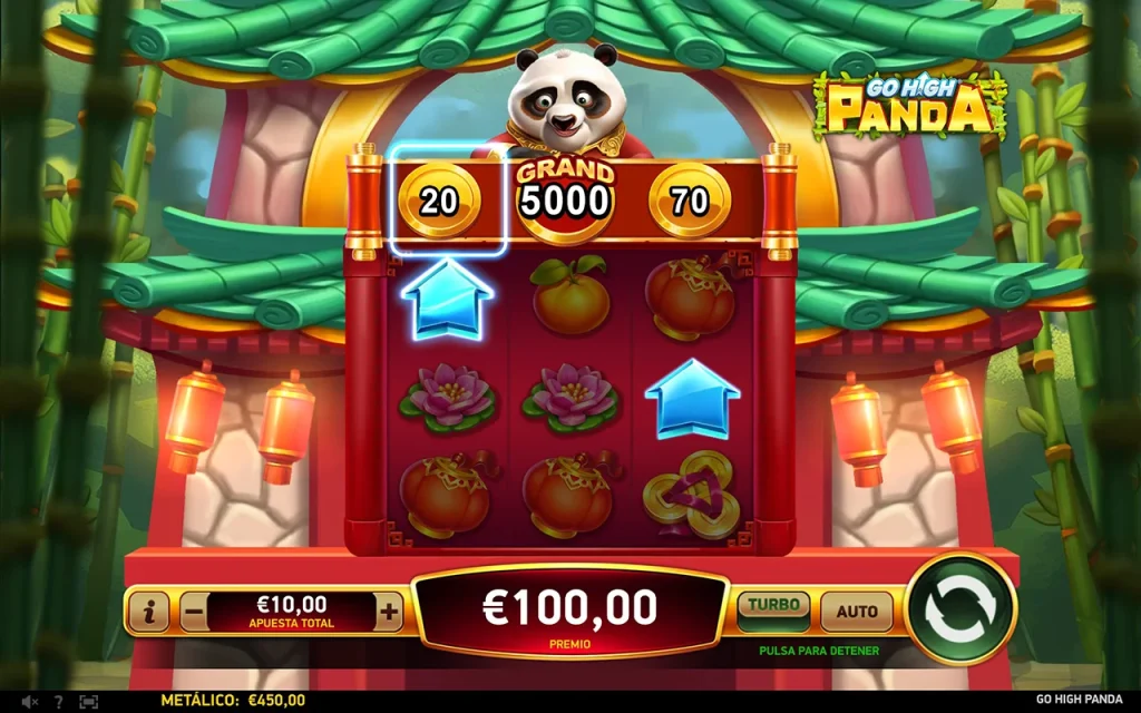 Go High Panda Juego de Bono