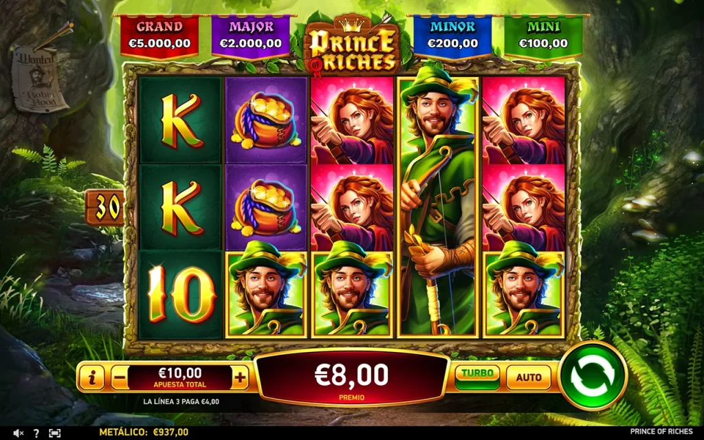Prince of Riches Símbolos Especiales