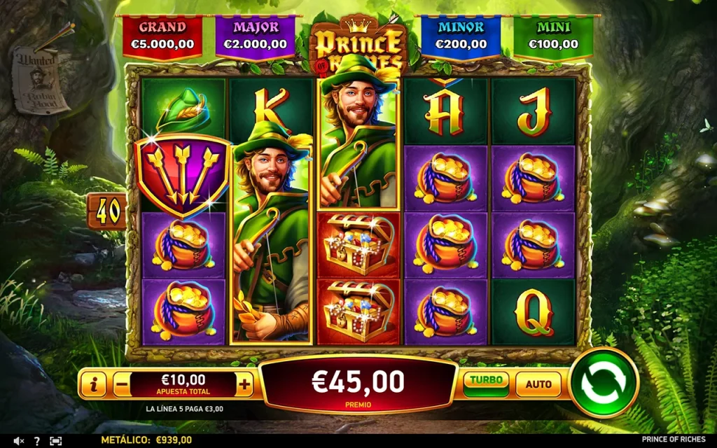 Prince of Riches Ganancia