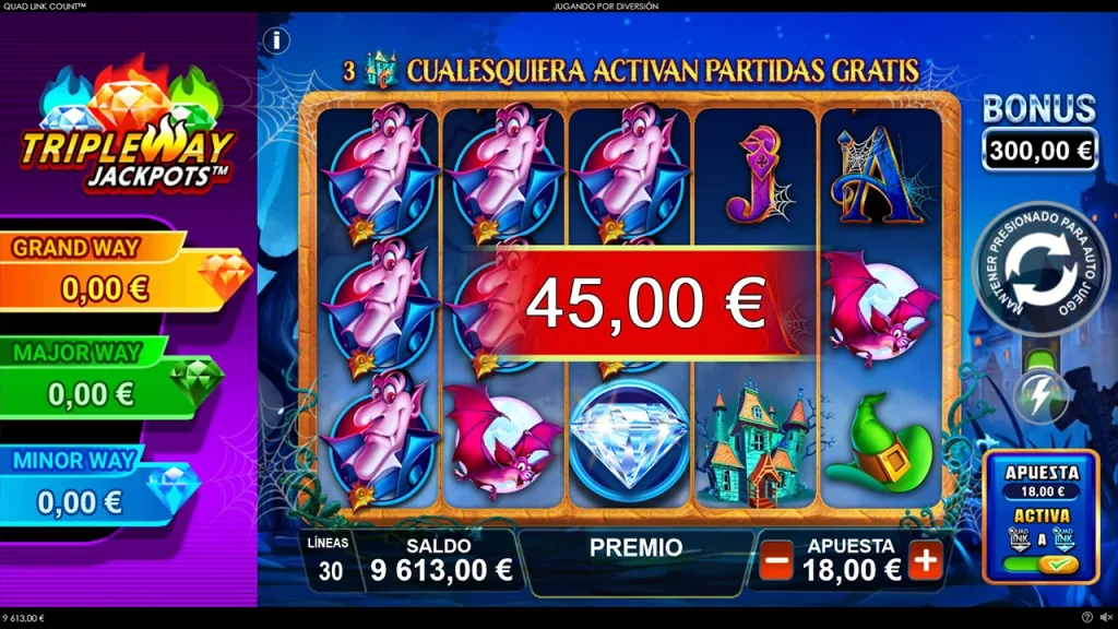 Quad Link Count Ganancia
