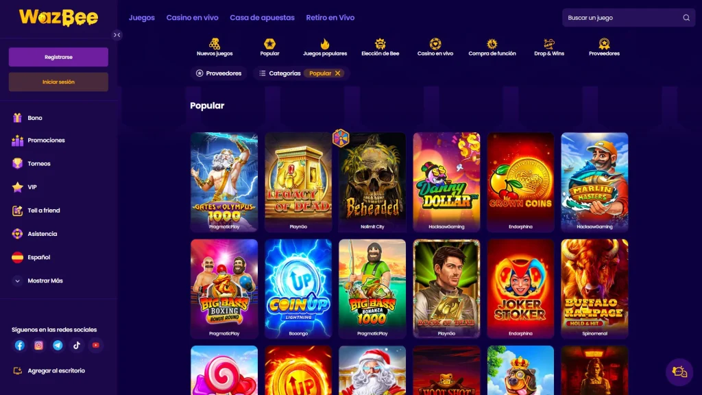 Wazbee Juegos