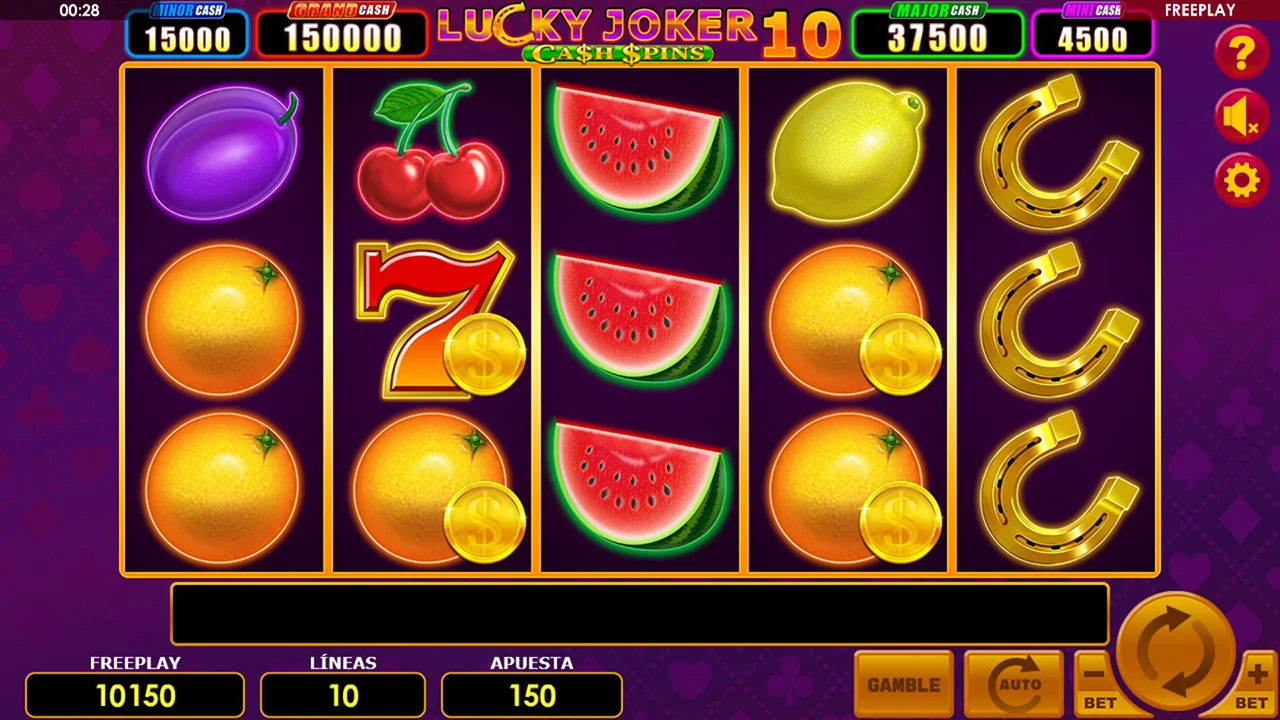 Lucky Joker 10 Cash Spins Juego Gratis