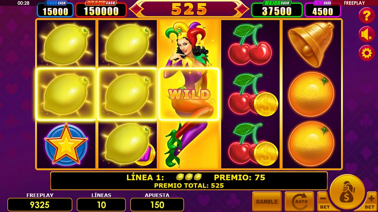 Lucky Joker 10 Cash Spins Símbolos Especiales
