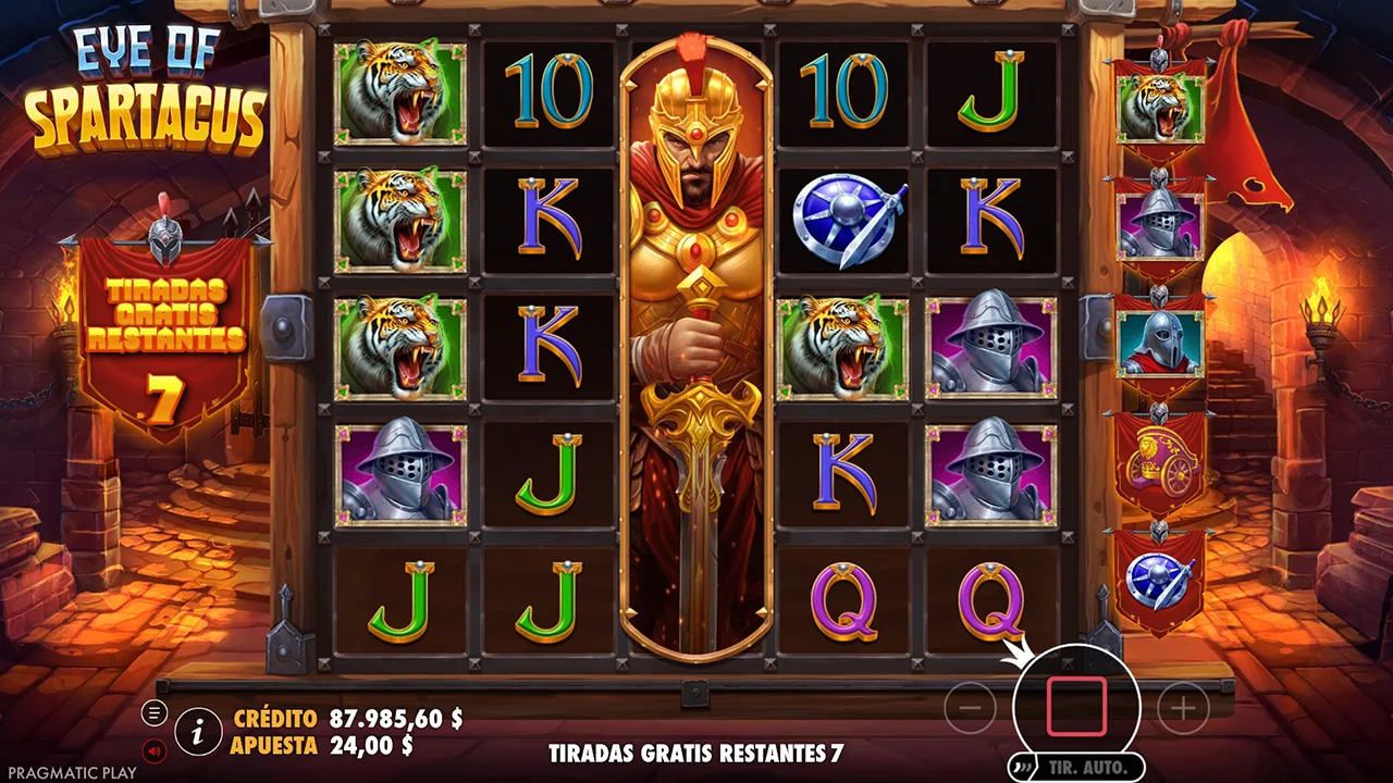 Eye of Spartacus Giros Gratis