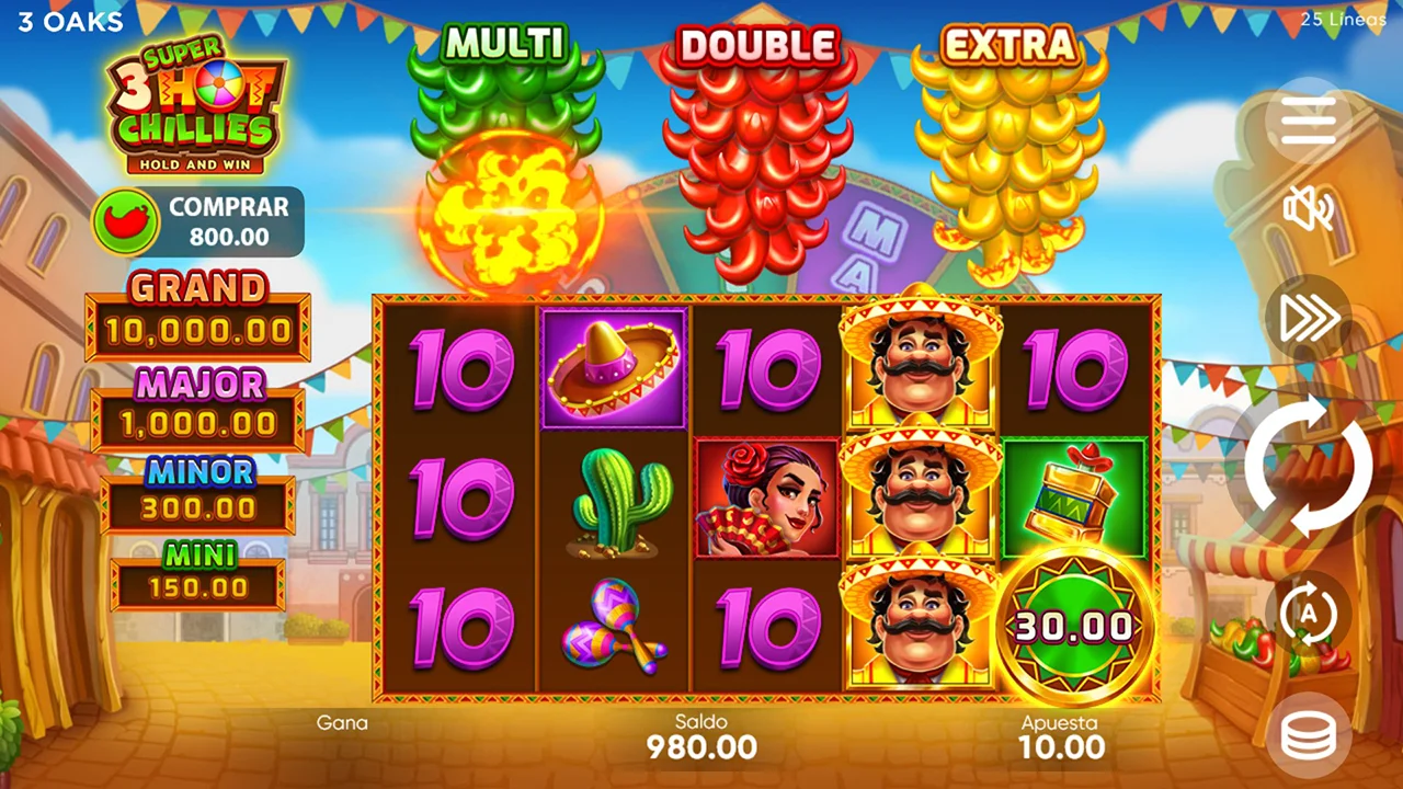 3 Super Hot Chillies Juego Gratis