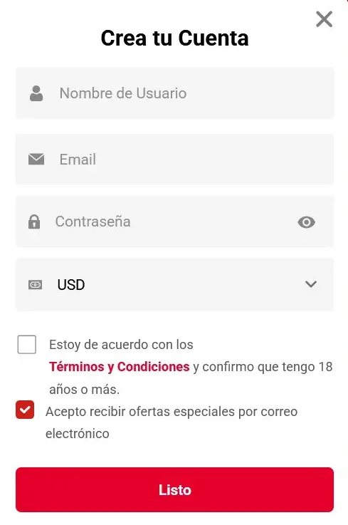 Appuesta Formulario de Registro Appuesta Formulario de Registro