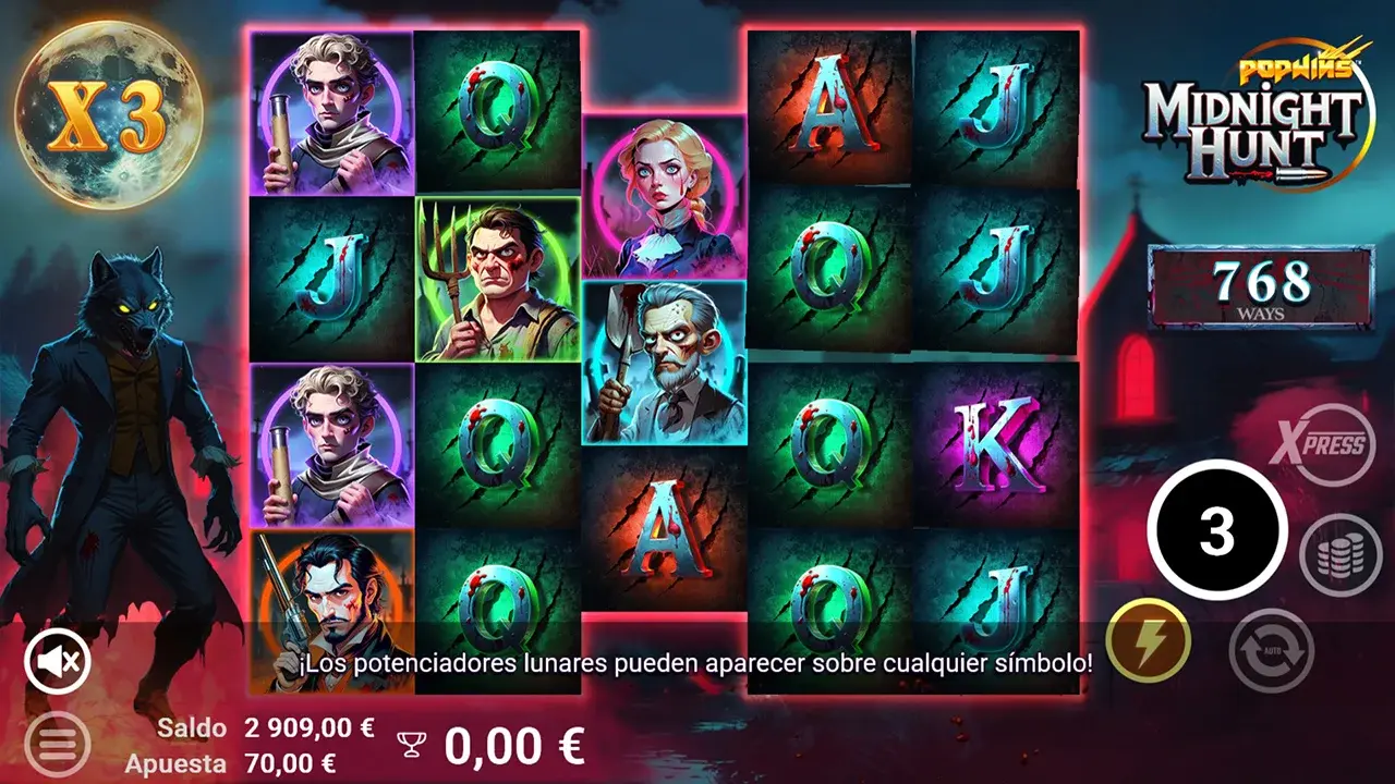 Midnight Hunt Giros Gratis
