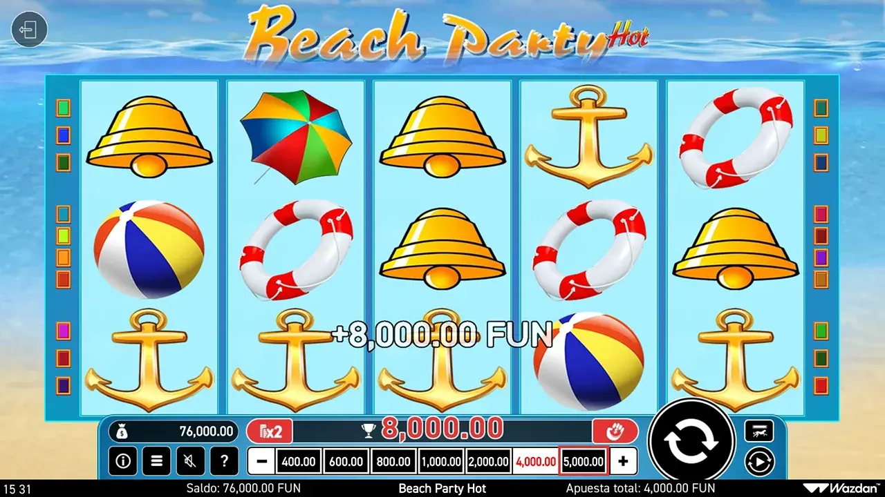 Beach Party Hot Ganancia