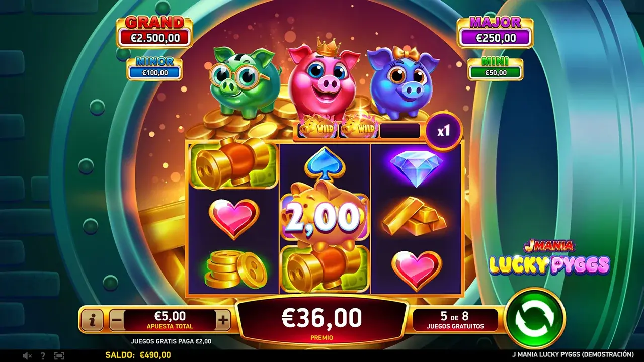 J Mania Lucky Pyggs Giros Gratis J Mania Lucky Pyggs Giros Gratis