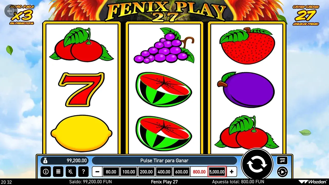 Probar juego Fenix Play 27 Fenix Play 27