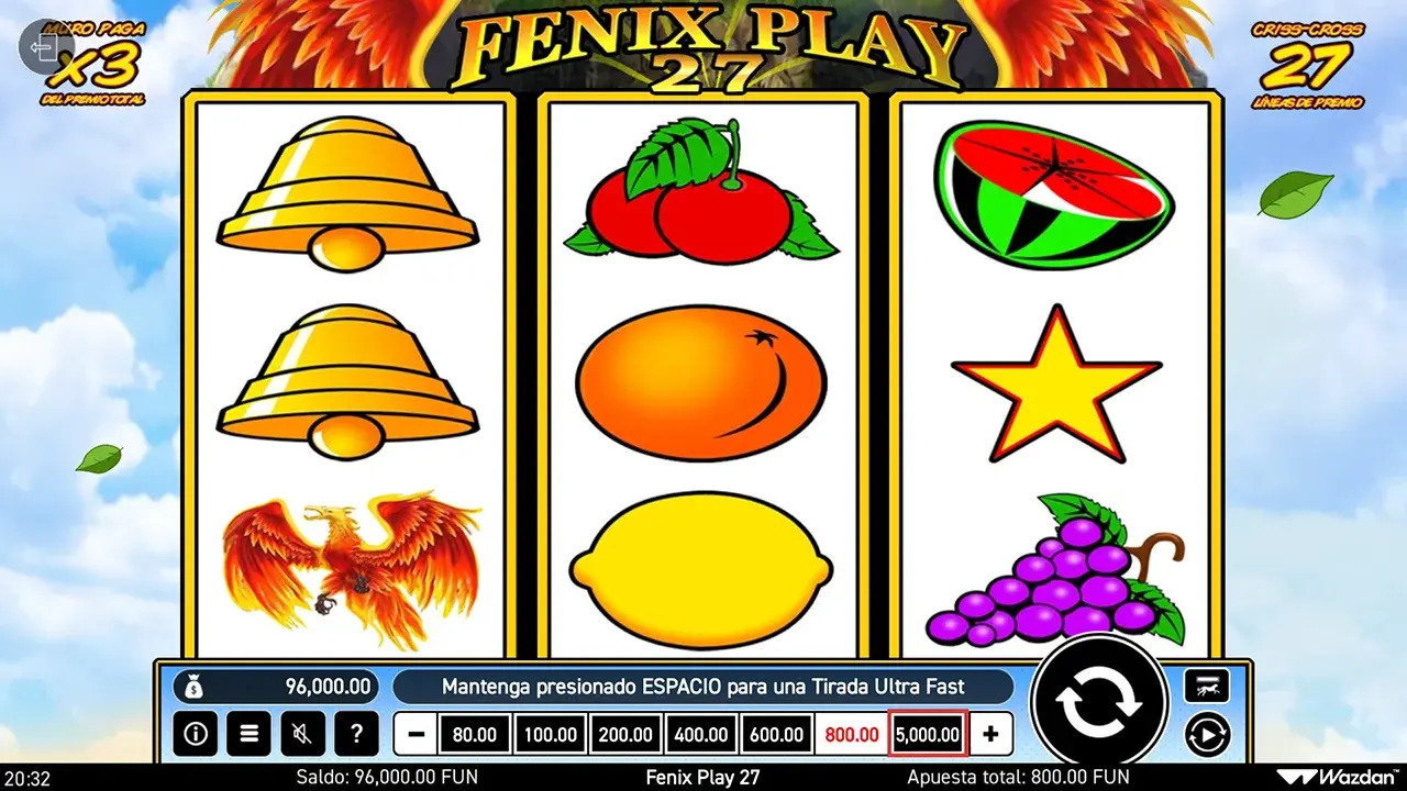 Fenix Play 27 Símbolos Especiales Fenix Play 27 Símbolos Especiales