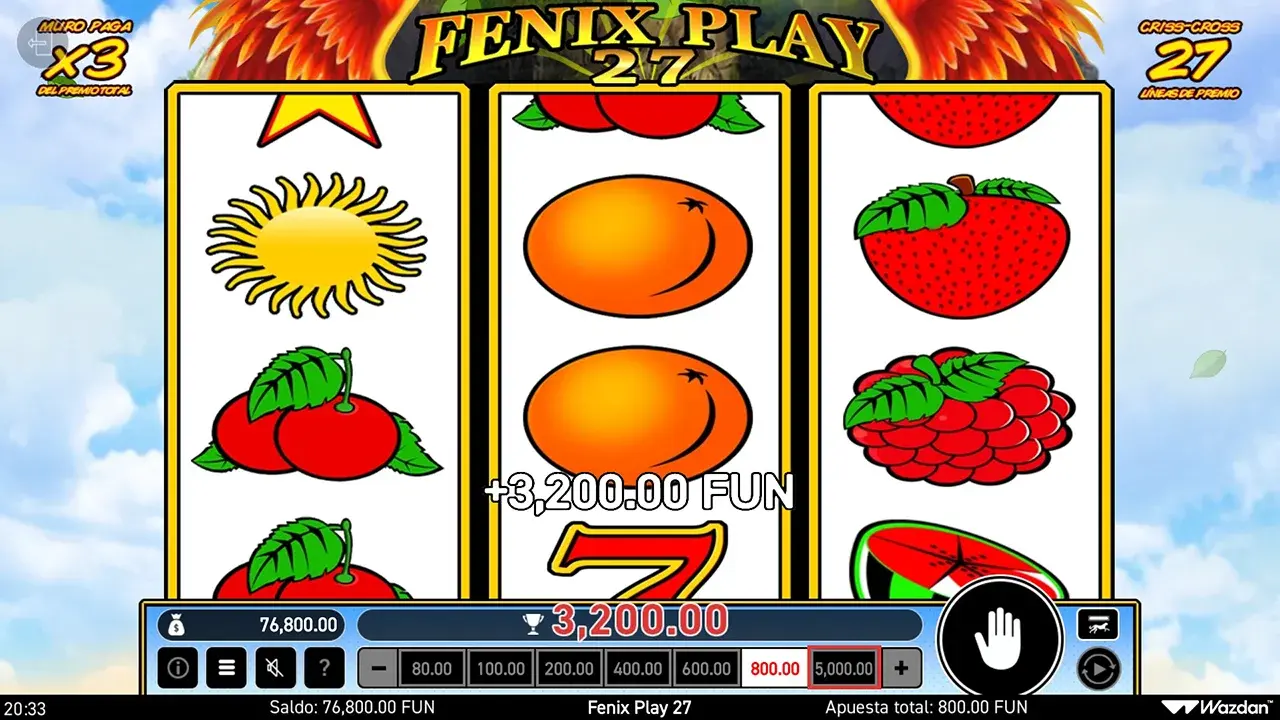 Fenix Play 27 Ganancia Fenix Play 27 Ganancia