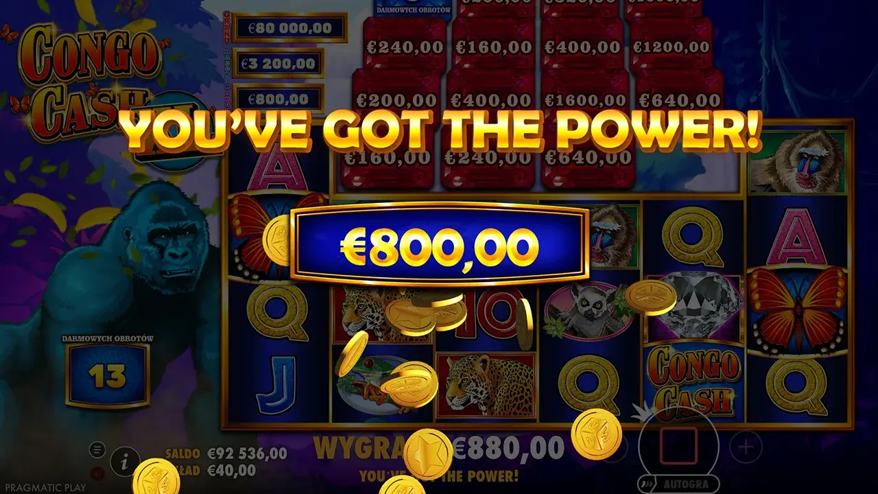 Congo Cash XL Ganancia