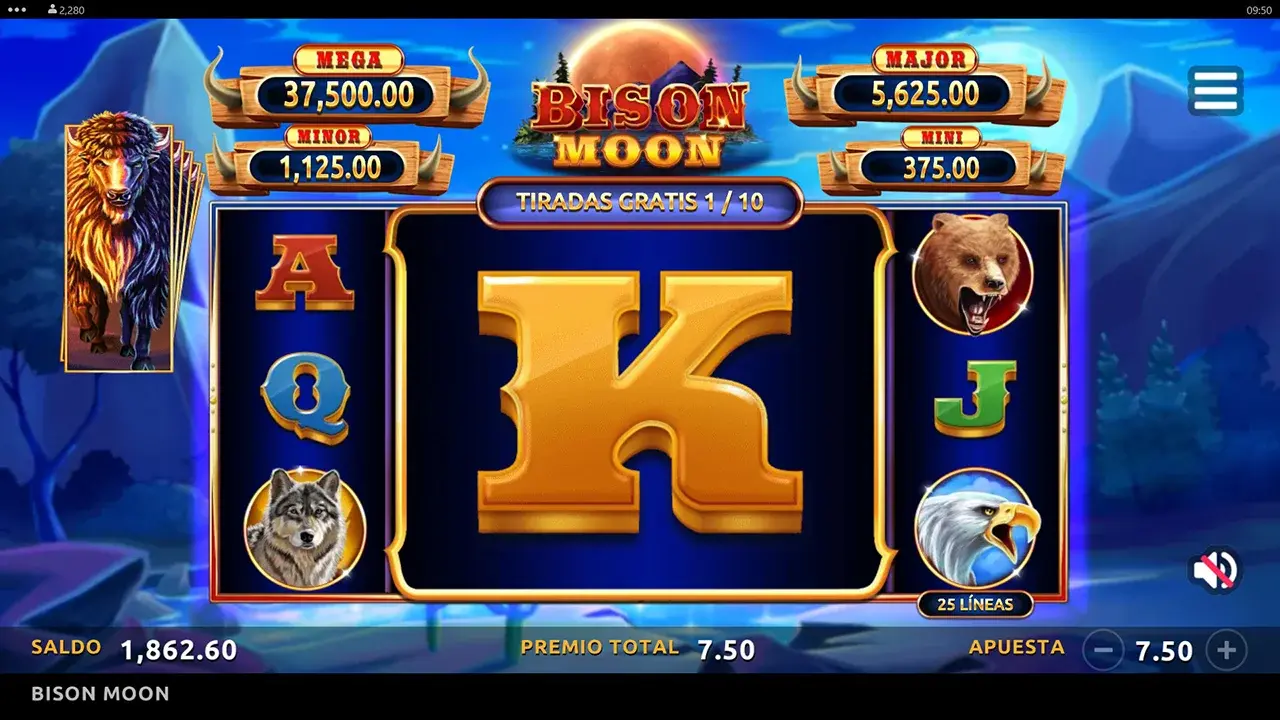 Bison Moon Giros Gratis