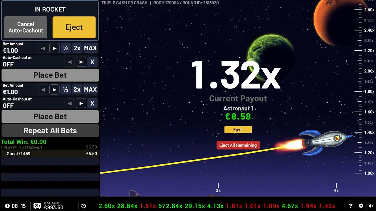 Triple Cash Or Crash Juego Gratis