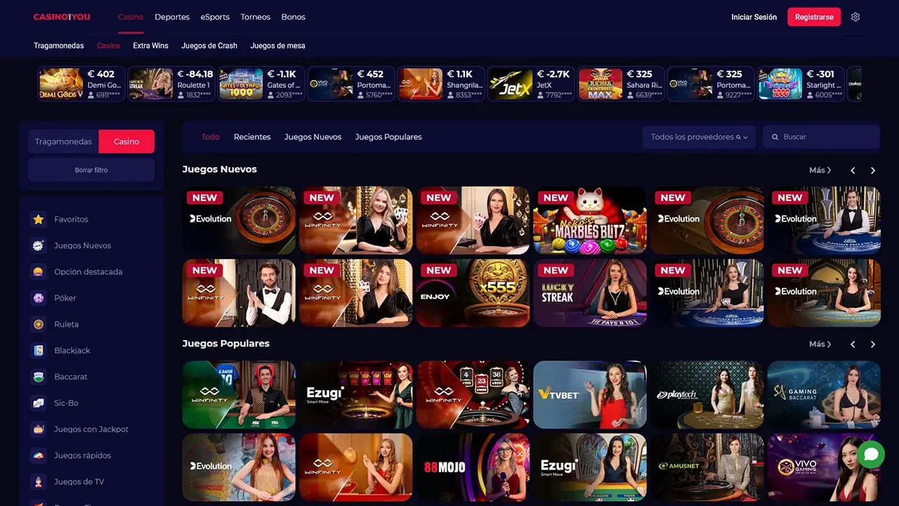 CasinoAndYou Crupier en Vivo CasinoAndYou Crupier en Vivo