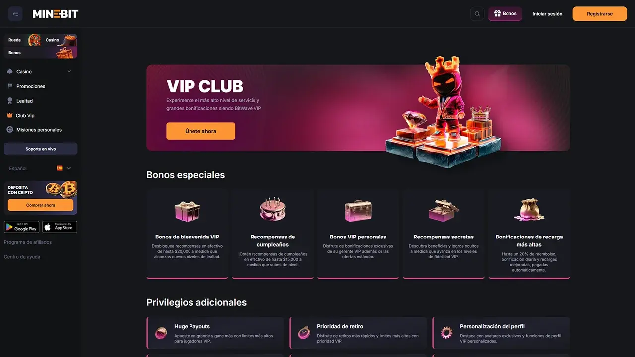 MineBit Club VIP