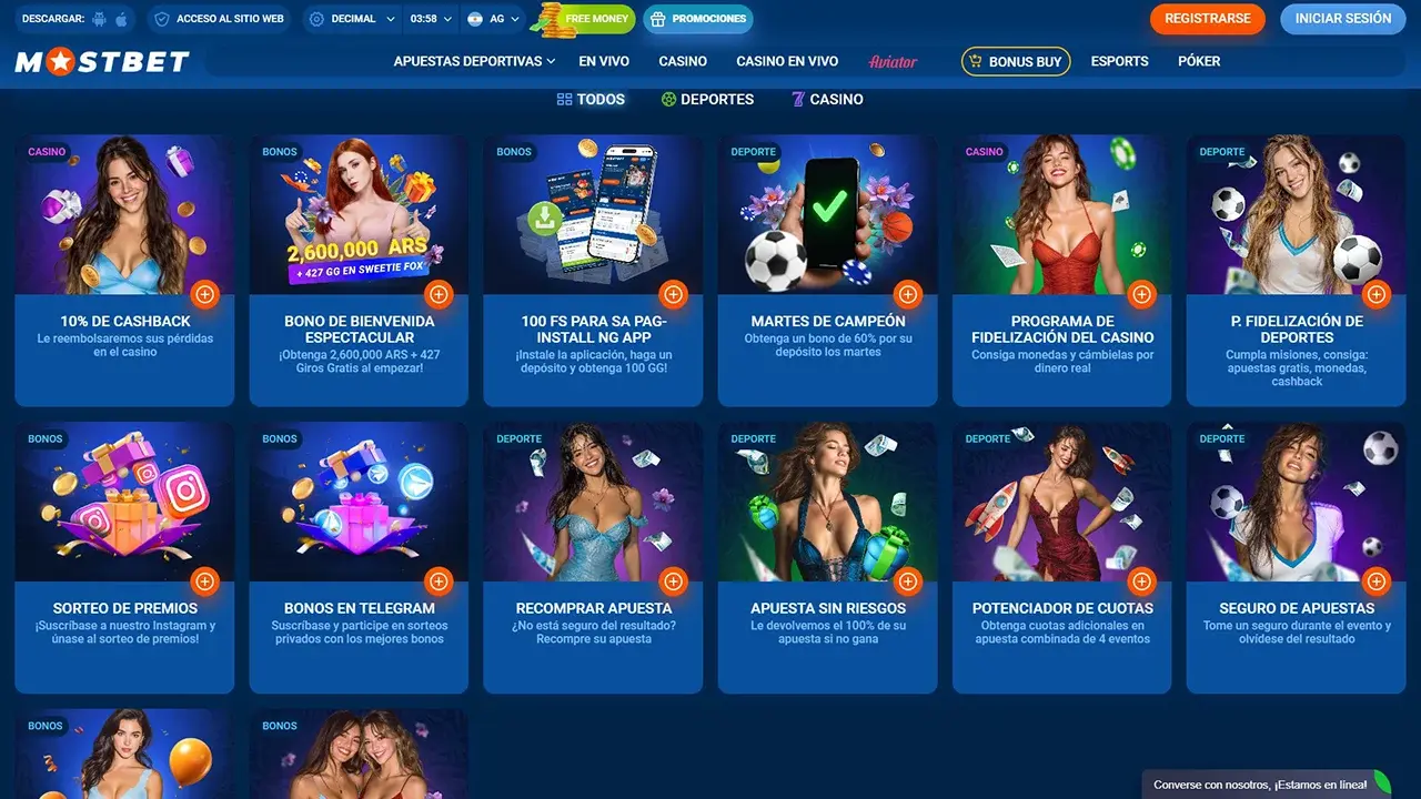 MostBet Promociones