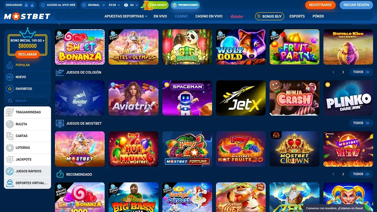 MostBet Juegos