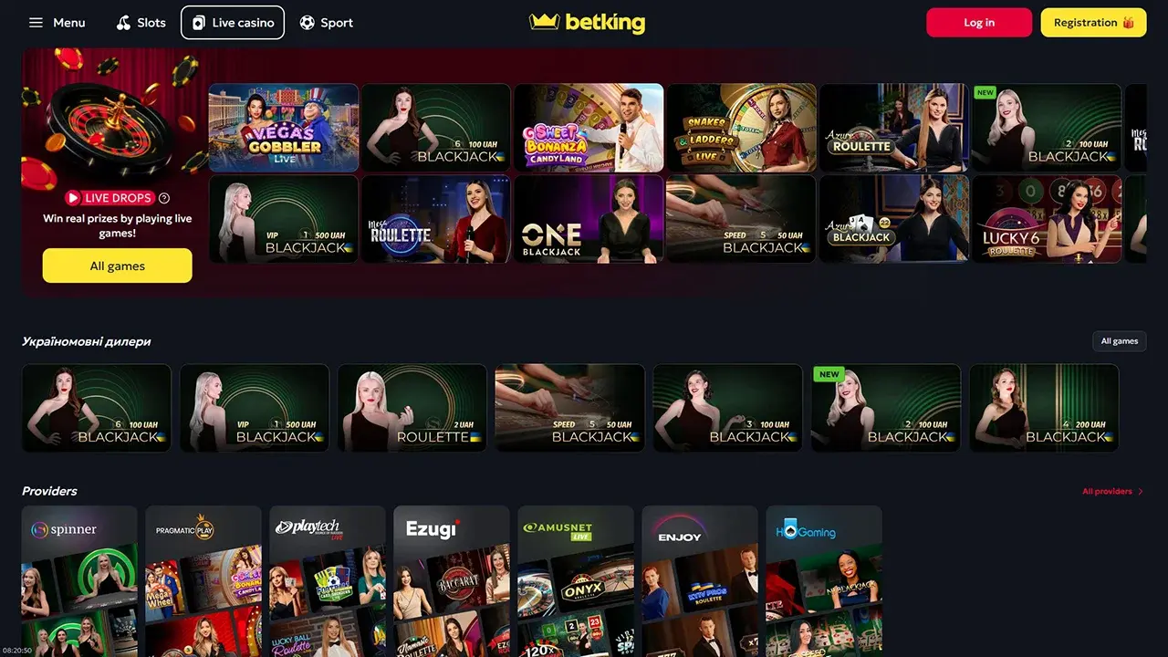 BetKing Crupier en Vivo